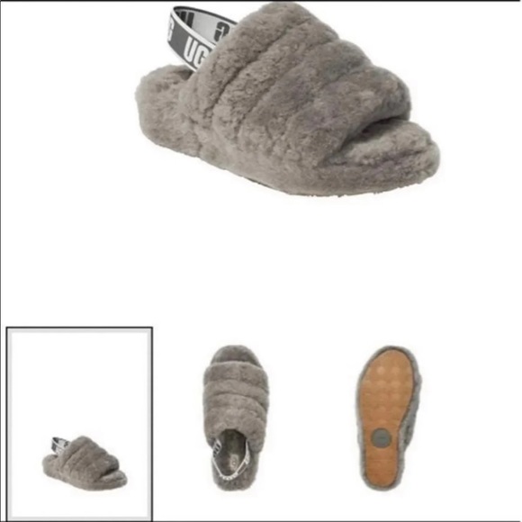 UGG Shoes - NEW Size 9 Uggs Charcoal Fluff Yeah